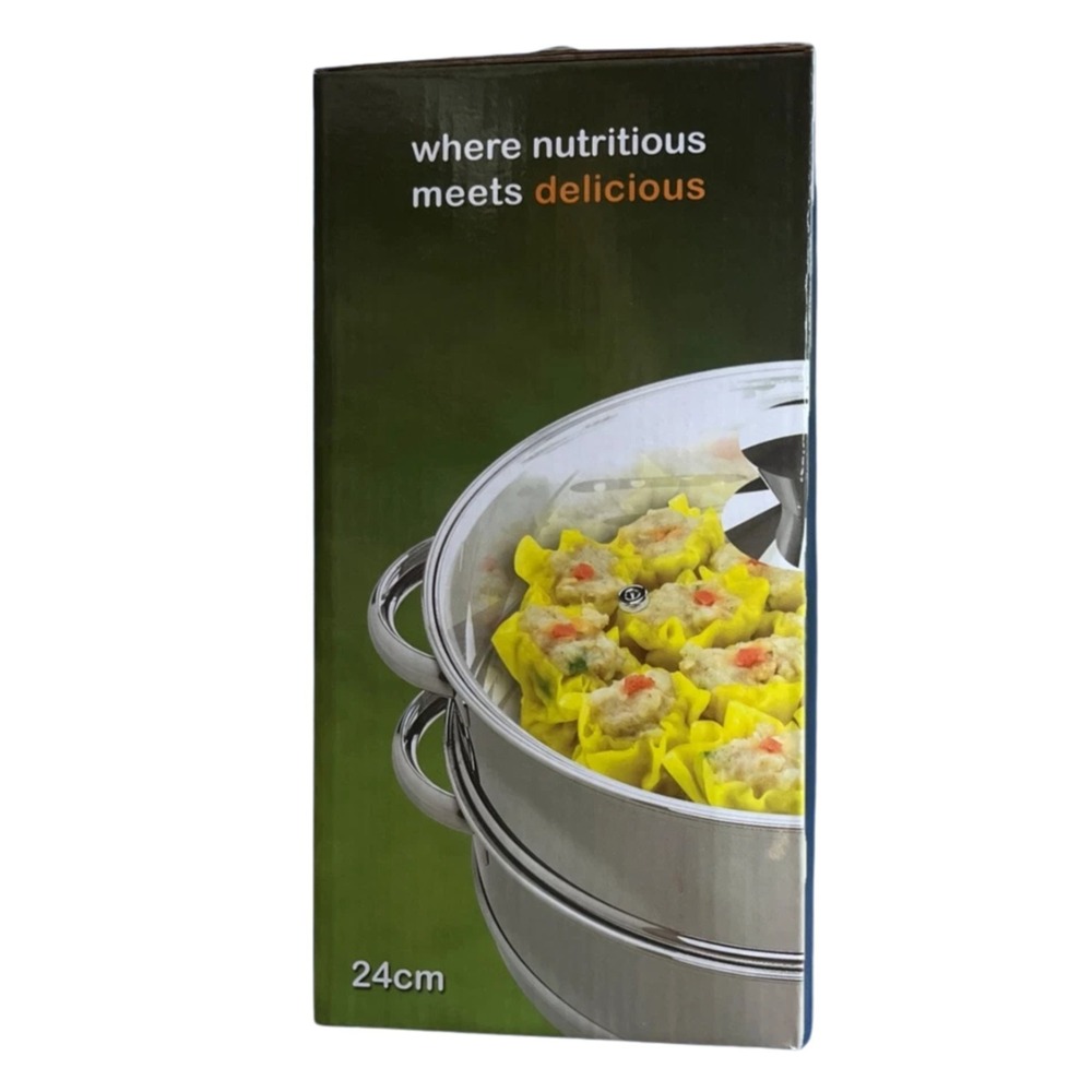 Nutrigrill Steamer Attachment 24cm Stainless Cooktop Expander Accessory - Picture 3 of 5